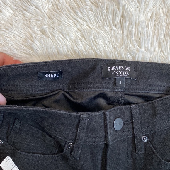 NYDJ Curves 360 Slim Straight Ankle Jeans with Studs - Picture 4 of 12